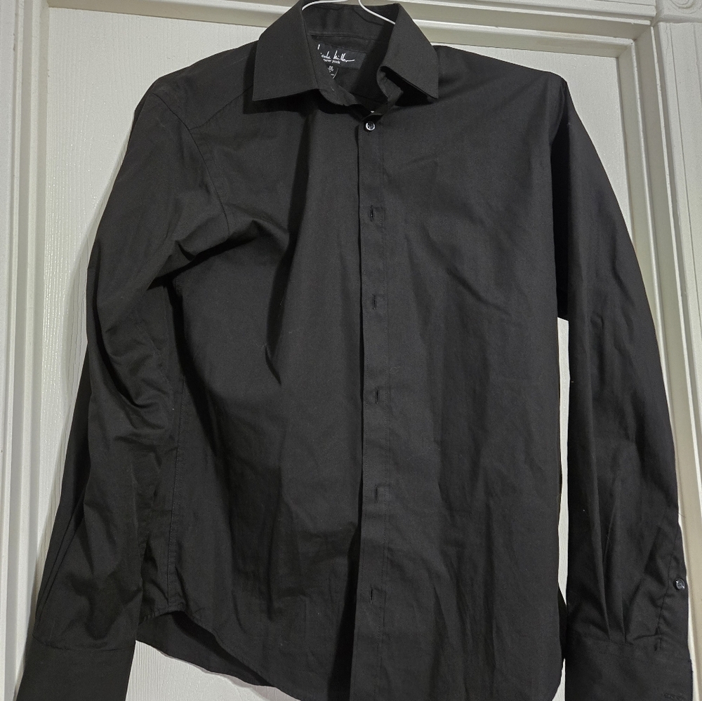 Men's Black Shirt  Wore A Couple Of Times Like New Great Condition